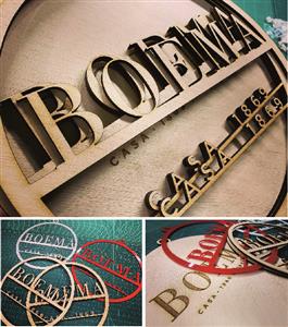 Decoratiuni pentru bradul de Craciun - Restaurant BOEMA #gravuralaser #cncrouter #engrave
