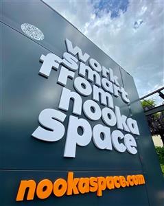 Litere volumetrice personalizate aplicate - NOOKA SPACE 